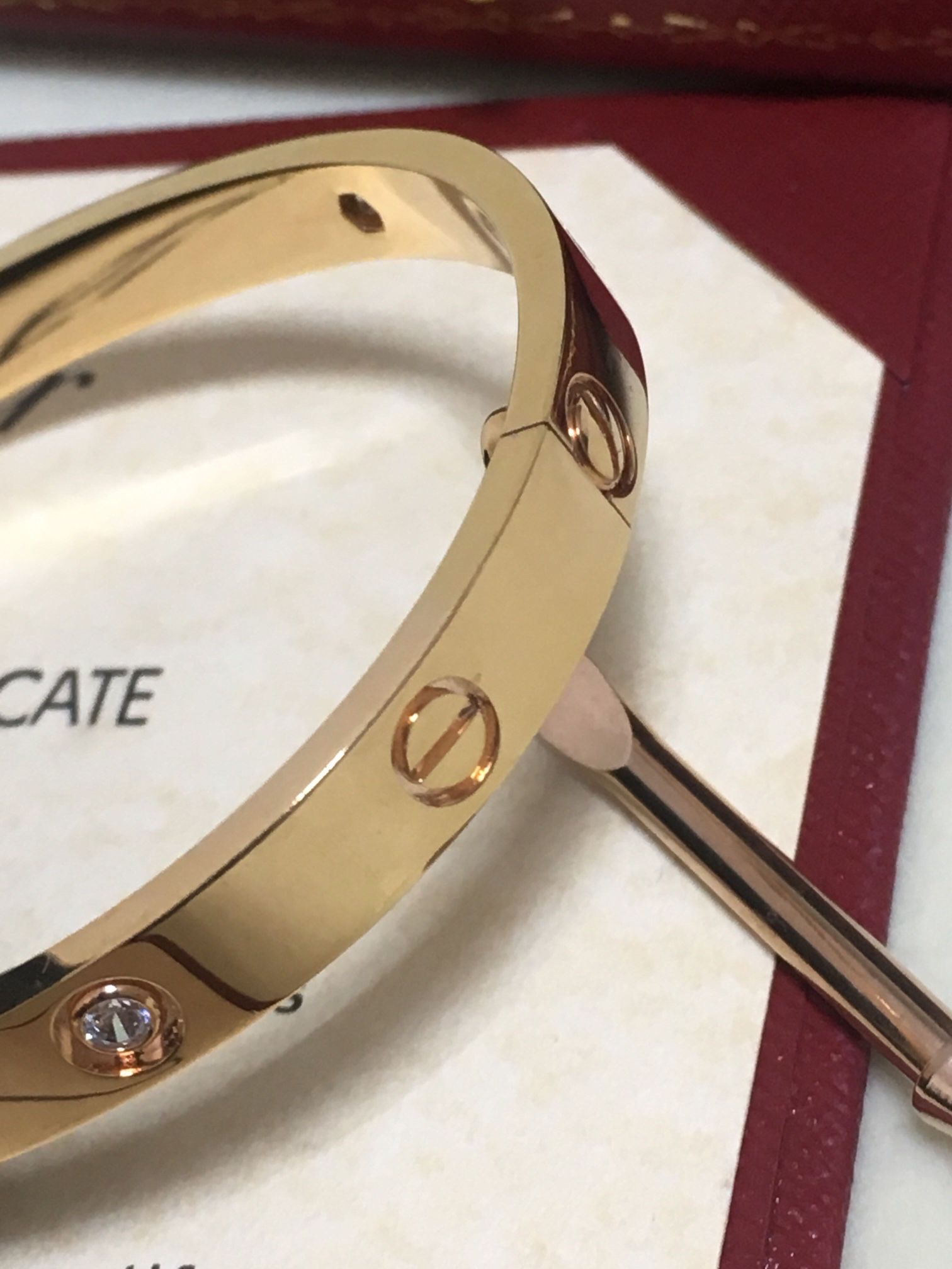 Cartier bracelet Cartier LOVE 18k rose gold bracelet