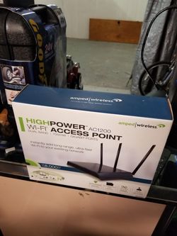 New amped wireless router model ac1200