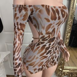 Sexy Long Sleeve Dress 