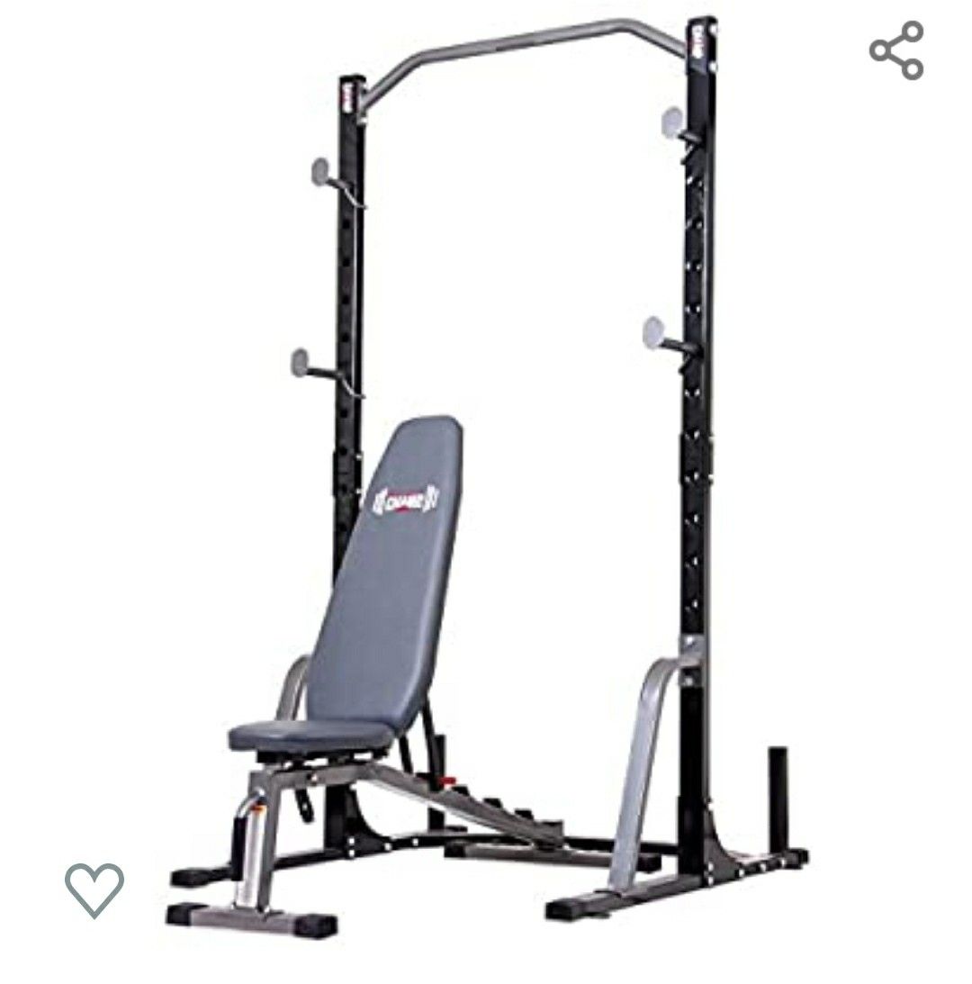 Brand new squat rack and bench combo 650 lb cap