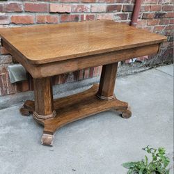 Tiger Oak Library Table