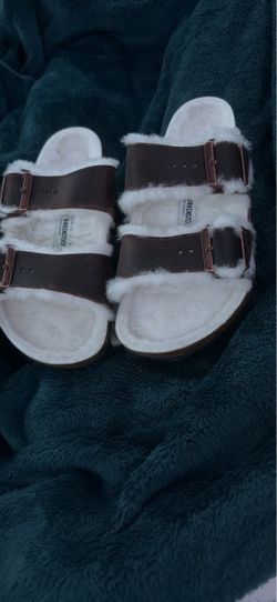 Birkenstock Shearling Sandals