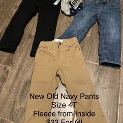 $23 For All New Pants Size 4T Fleece From Inside📍77034, 77089, 77075