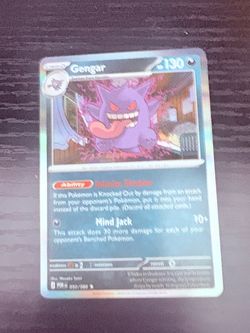 Gengar Holo Pokémon Card 050/088