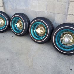 13" AQUA BLUE  WITH ENGRAVING 