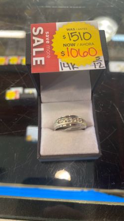 14k White Gold Ring