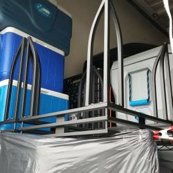 (1 Left) Black Wire And Glass End Tables $30 