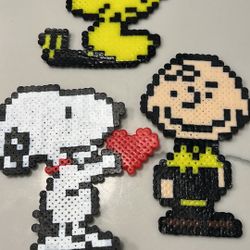 Melting Beads Snoopy Family/ Handmade/ Hard Work Great  Results 