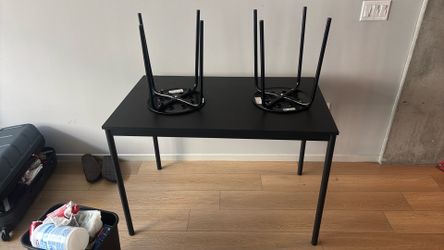 IKEA table with matching stools