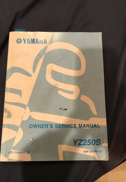 2003 yz250s owners service manual