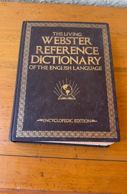 Vintage Webster Reference Dictionary. Encyclopedic Edition