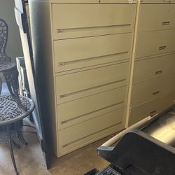 3 Large Lateral Flat Files