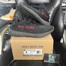 Size 8 — Adidas Yeezy Boost 350 Bred 2020 Release CP9652