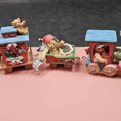 Cherished Teddies 3 Car Train Set