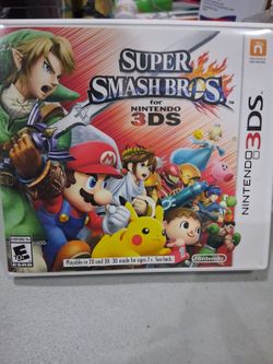 Nintendo 3DS Super Smash Bros. game. Asking $25 or best offer.