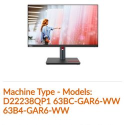 LENOVO THINKVISION BRAND NEW QHD MONITOR