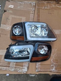97-03 F-150 F-250 Expedition Headlights Faros Calaveras Micas Luces Lamps