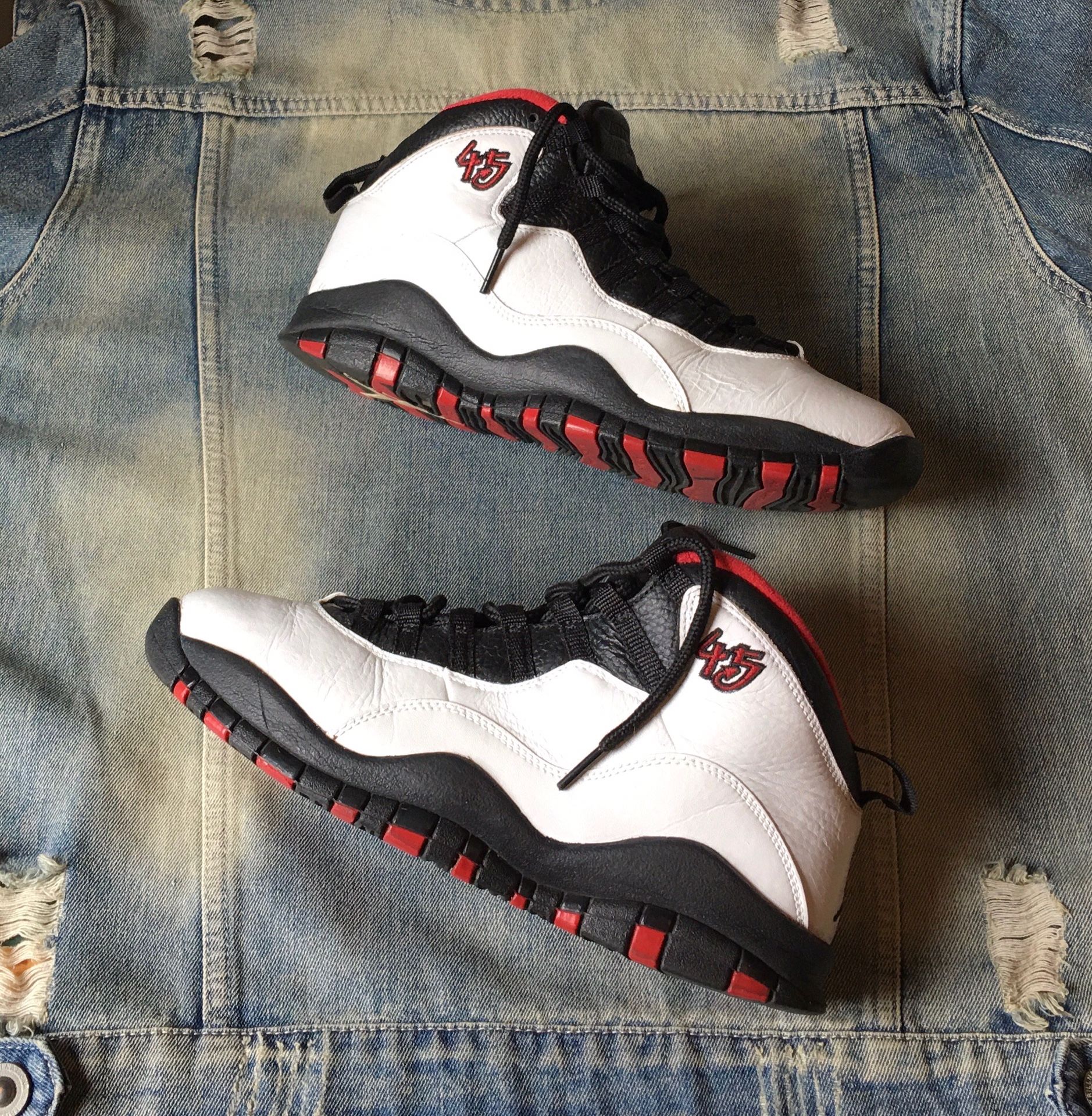 Nike Air Jordan 10 Retro “Double Nickel” men’s sneakers sz 13 w plastic box Air Jordan Retro 10 Double Nickel Size13 main image 2