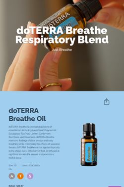 Doterra Breathe Essential Oil