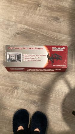 Tv wall mount and vanity light
