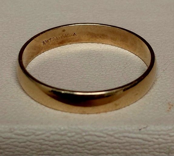 Vintage 10kt Gold Wedlok Wedding Band Size 8