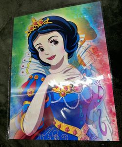 Princesses Holographic Poster