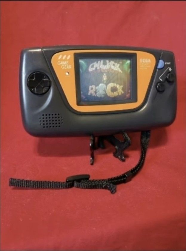 Working Sega Gamegear With Charger And 2_gsmed