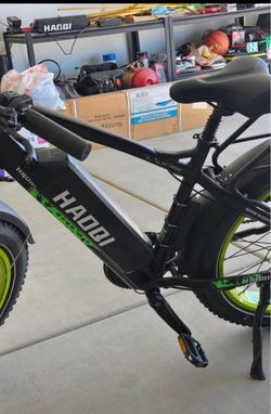 E-bike Haoqi green snow leopard