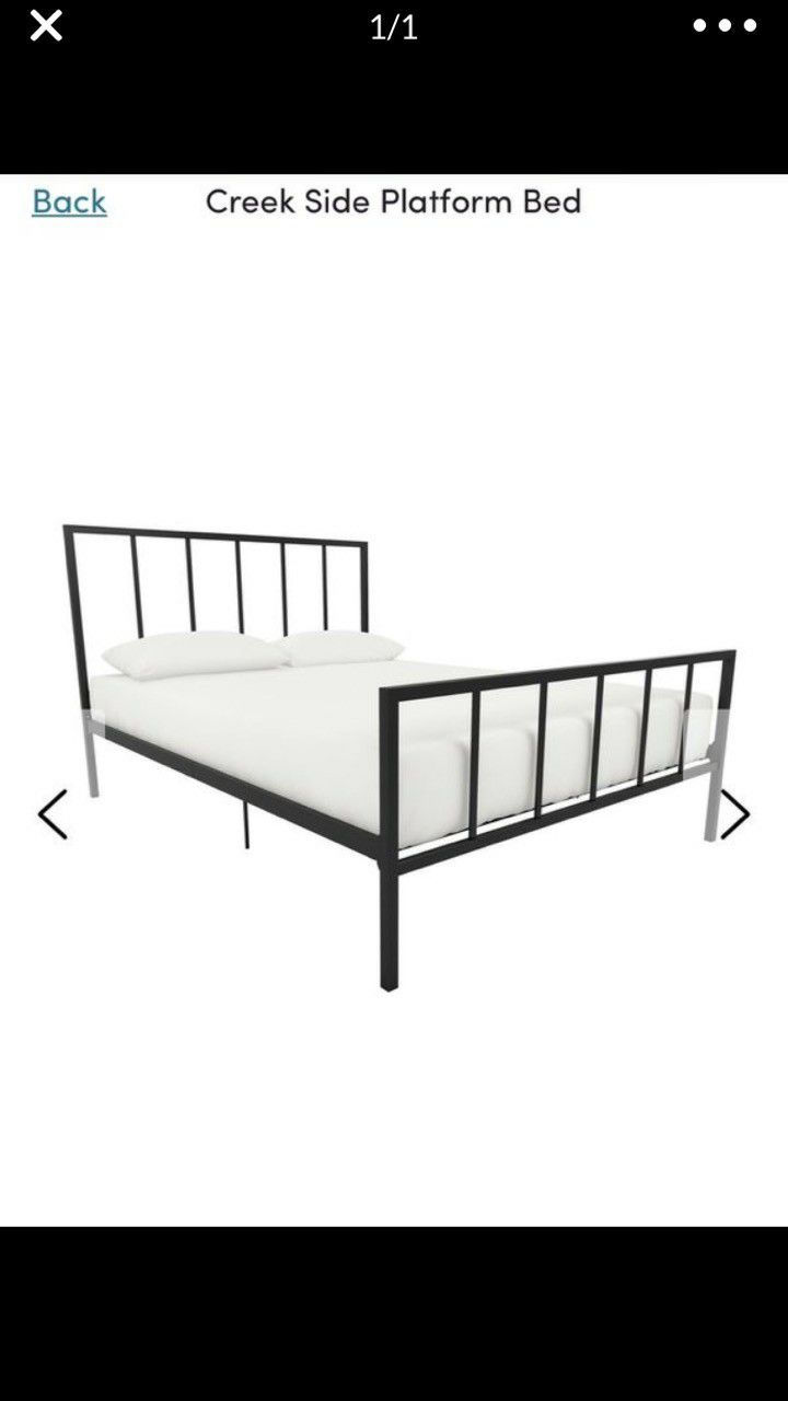 Free queen bed frame (curb pick up)