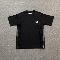 Carhartt Black Side Zipper Tee
