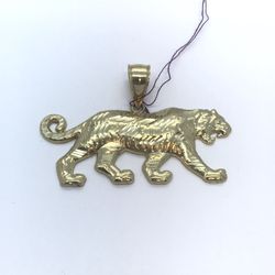 New Gold Tiger Pendant 