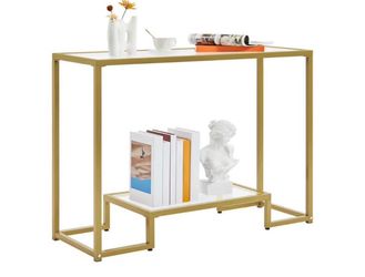 Gold Console Table