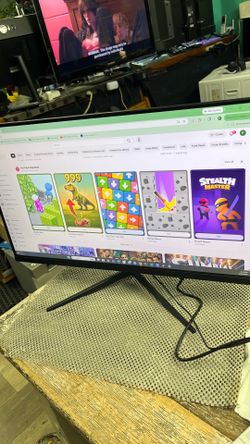 24” gaming monitor 100hz with power adapter $70