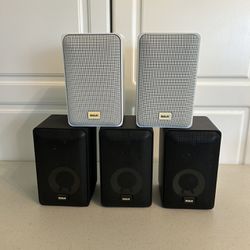 RCA Two-Way Diecast Mini Speakers