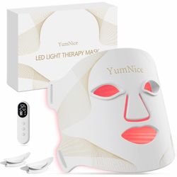 New YUMNICE Red Light Therapy LED Face Mask - Sealed in Box