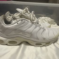 Nike White Air Max Plus