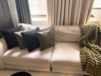 Beige cloud couch  Beige cloud couch