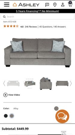 Grey Sofa In Great Condition