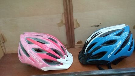 Bontrager bicycle helmets one boy one girl