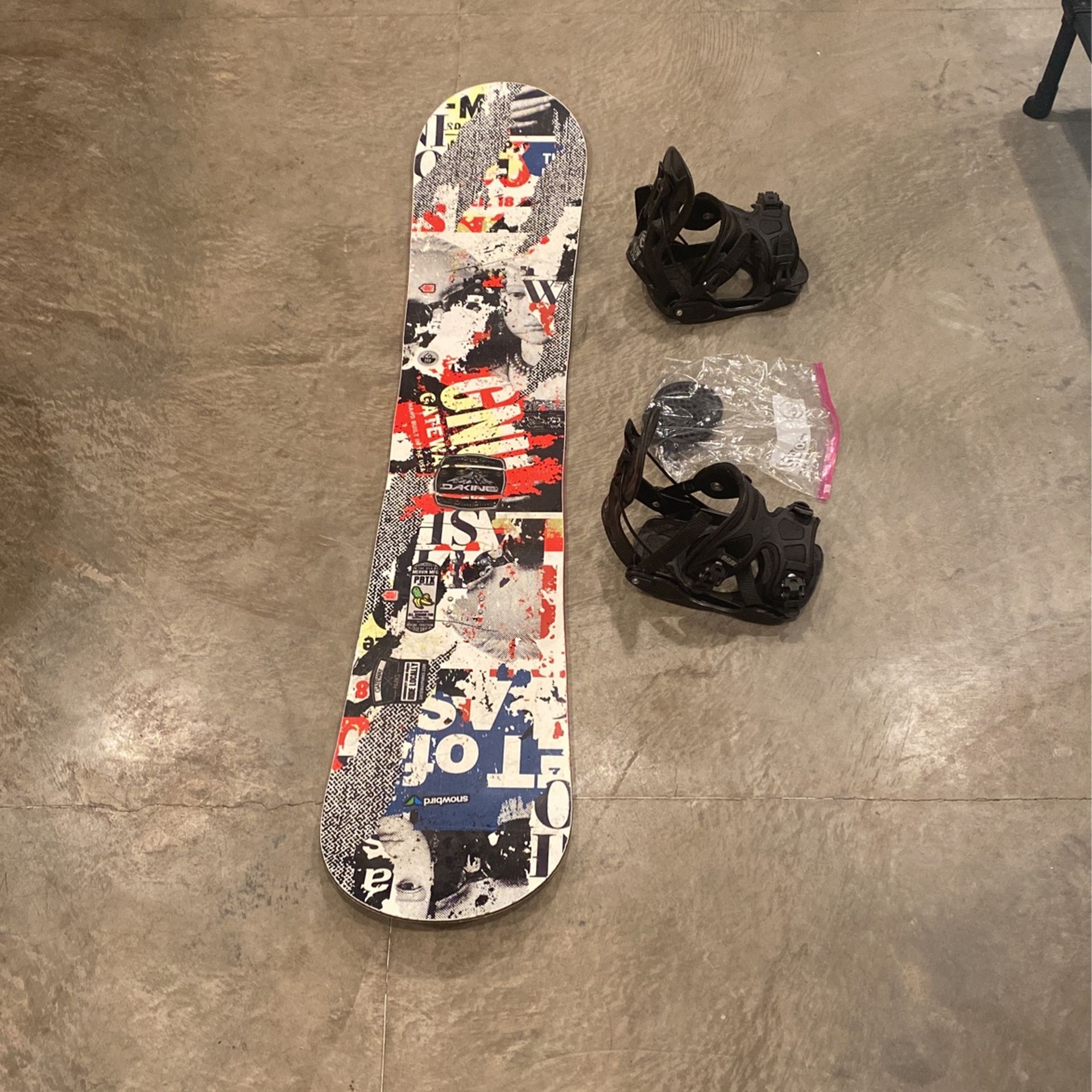 GNU Snowboard And Flow Alfa Bindings