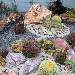 44lbs of decorative rock of all types