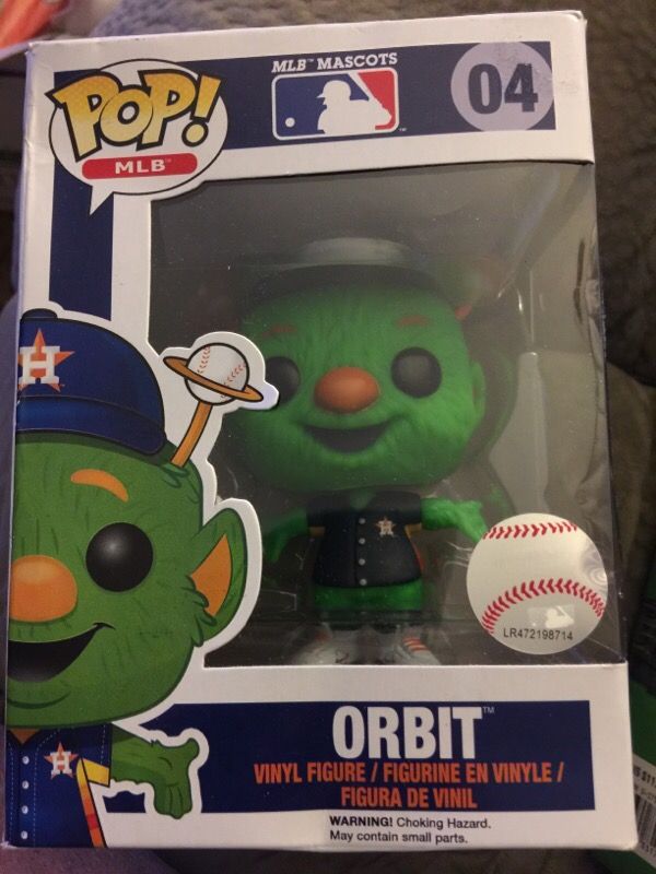 Mlb Baseball - Orbit Houston Astros Mascot Pop Vinyl Figure