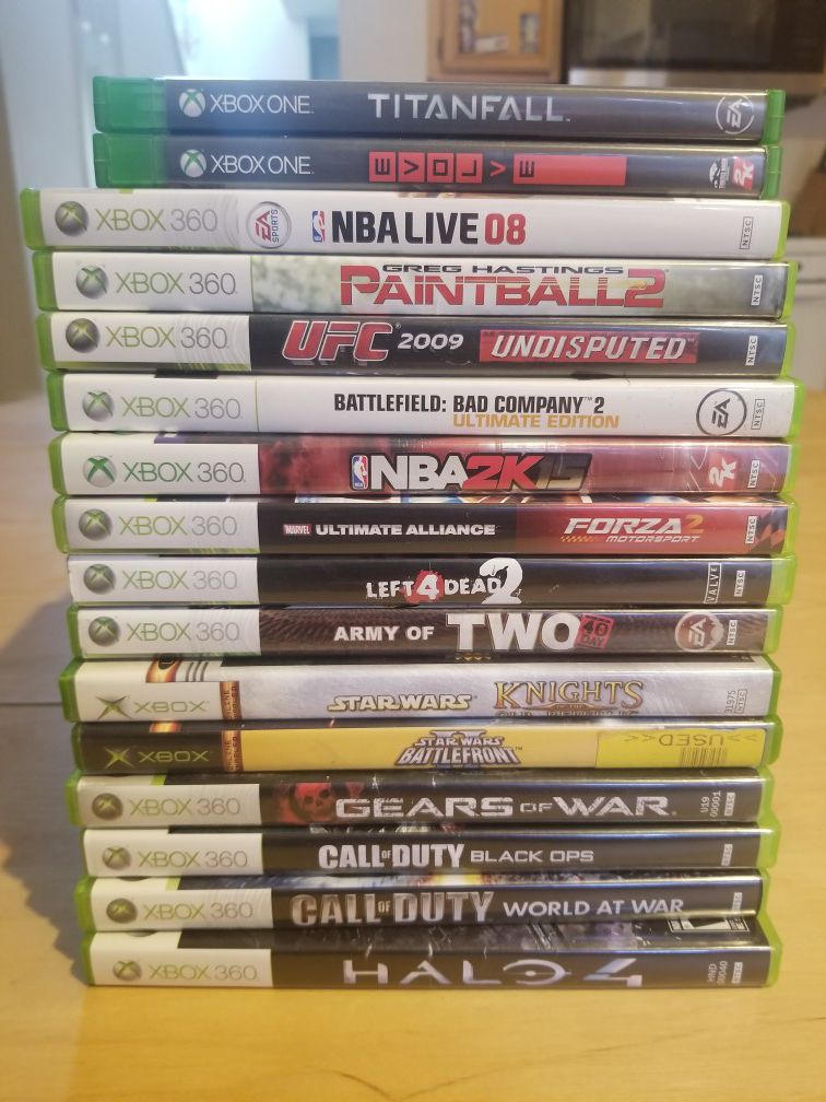 Xbox Games for $5 Each (Xbox one and Xbox 360)