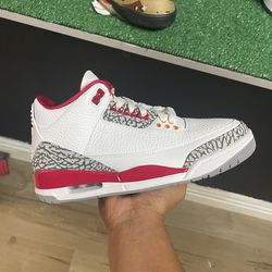 Cardinals 3 Jordan’s  New Size 8