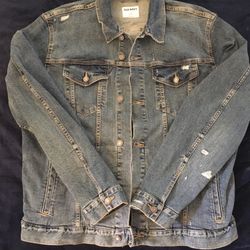 Mens Denim Trucker Jacket 2XL New
