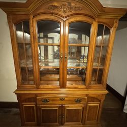 Hutch Vintage Cabinet With Lights 
