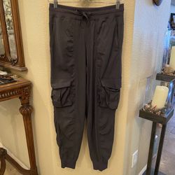 LULULEMON Women Gray Dance Studio Cargo Jogger Pants Size Small