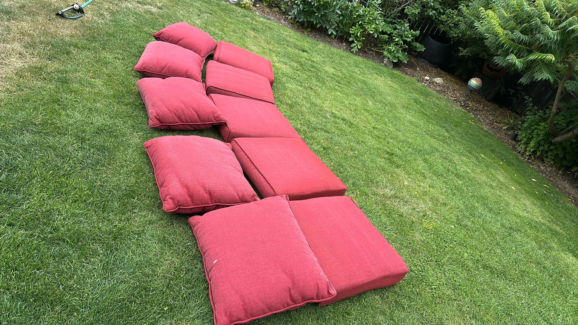 Outdoor Couch And Chair Cushions 10pc