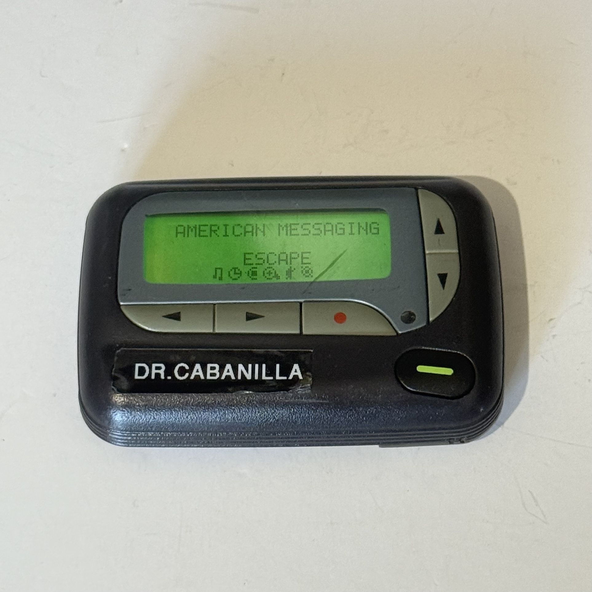 Alpha Elite Numeric Pager/Beeper (contact info removed) MHz Turns On“UNTESTED”Buy As Is Read!
