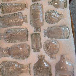 Small Glass Bud Vases Set Of 29